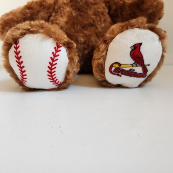 St. Louis Cardinals Build A Bear MLB Plush Bear BAB Toy 16” Long Brown - Picture 2 of 10